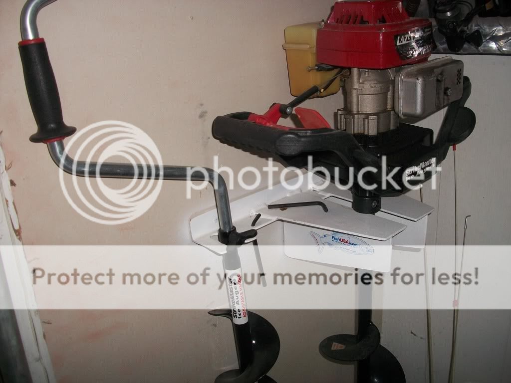 Ice Auger Wall Hanger