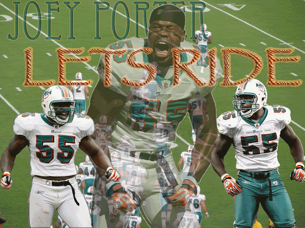 miami dolphins,joey porter,lets ride